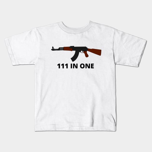 111 IN ONE Kids T-Shirt by Hoatzon